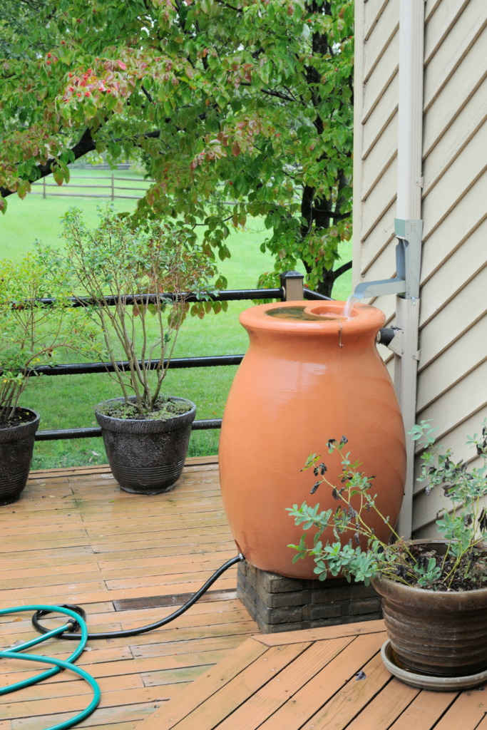 diy garden saving water